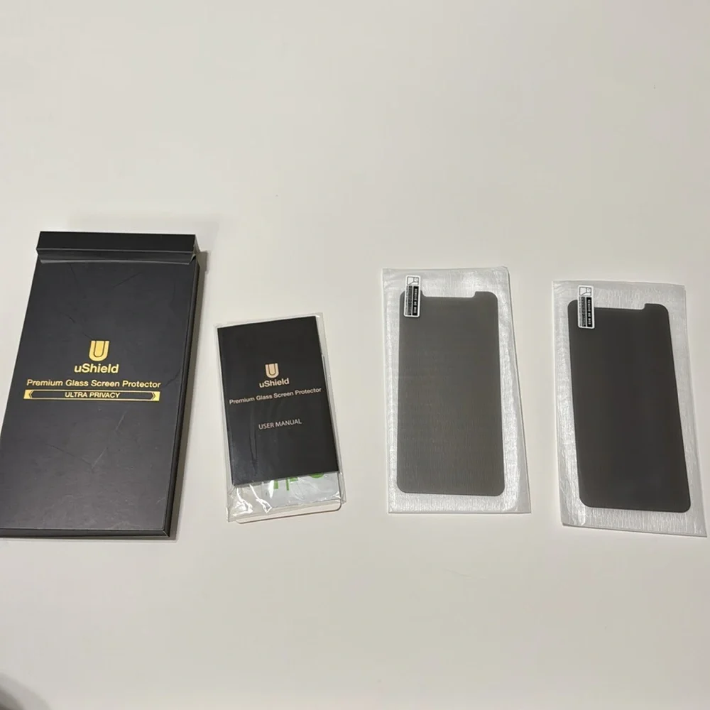 uShield Premium Glass Screen Protector Ultra Privacy IPhone X/XS or 11 pro